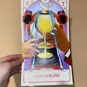 Netflix Love is Blind Wall Decor - Yellow, Blue, Red